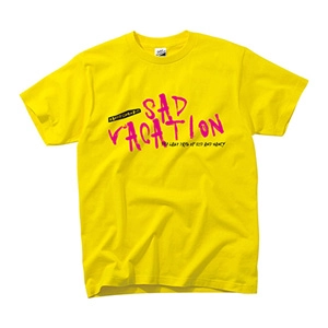 SID VICIOUS / シド・ヴィシャス / SAD VACATION-LOGO T SHIRT YELLOW/XL