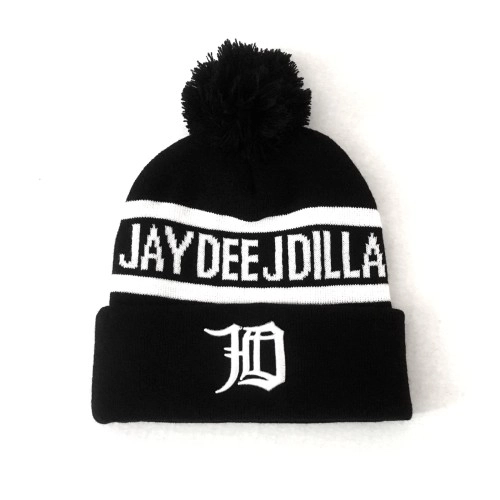 J DILLA aka JAY DEE / KNIT HAT BEANIE (BLACK)