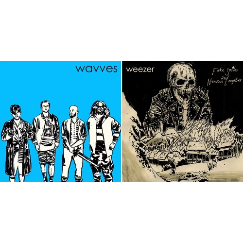 WEEZER / WAVVES / FAKE SMILES AND NERVOUS LAUGHTER / YOU GAVE YOUR LOVE TO ME SOFTLY (7")