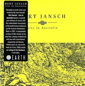 BERT JANSCH / バート・ヤンシュ / LIVE IN AUSTRALIA
