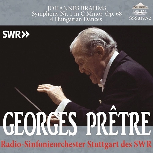 GEORGES PRETRE / ジョルジュ・プレートル / BRAHMS:SYMPHONY NO.1/HUNGARIAN DANCES(1,3,4&5)