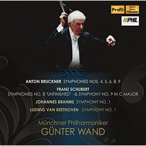 GUNTER WAND / ギュンター・ヴァント / BRUCKNER: SYMPHONIES NOS. 4, 5, 6, 8, 9