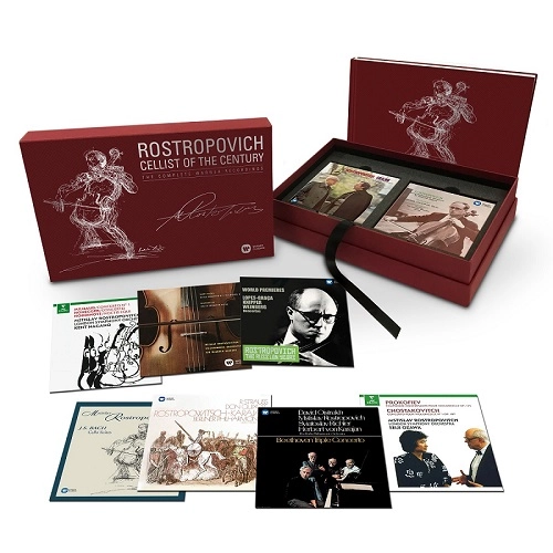 MSTISLAV ROSTROPOVICH / ムスティスラフ・ロストロポーヴィチ / CELLIST OF THE CENTURY - COMPLETE WARNER RECORDINGS(40CD+3DVD/LTD) / CELLIST OF THE CENTURY - COMPLETE WARNER RECORDINGS