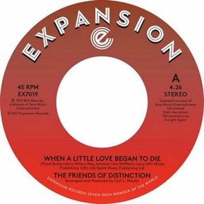 FRIENDS OF DISTINCTION / フレンズ・オブ・ディスティンクション / WHEN A LITTLE LOVE BEGAN TO DIE / AIN'T NO WOMAN