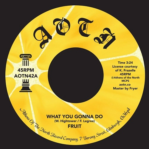 FRUIT BAND / WHAT YOU GONNA DO