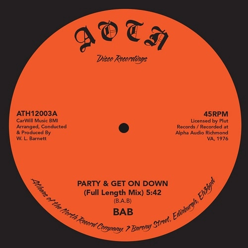BIG APPLE BAND (BAB) / PARTY & GET ON DOWN
