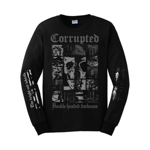 CORRUPTED / Double headed darkness LONG SLEEVE T-SHIRT2/M