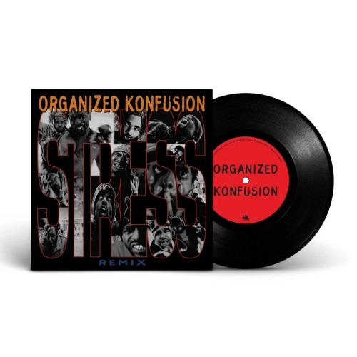 ORGANIZED KONFUSION / STRESS (LARGE PROFESSOR REMIX) BLACK VINYL