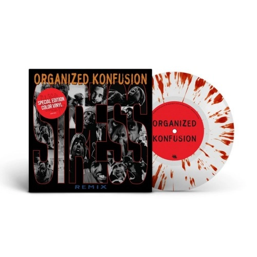 ORGANIZED KONFUSION / STRESS (LARGE PROFESSOR REMIX) SPLATTER COLORED VINYL