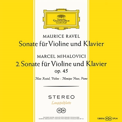 MAX ROSTAL / マックス・ロスタル / RAVEL:VIOLIN SONATA,ETC(LP/LTD)