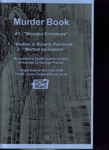 MURDER BOOK / WOODEN ENCLOSURE