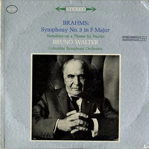 BRUNO WALTER / ブルーノ・ワルター / BRAHMS: SYMPHONY NO.3 IN F MAJOR / VARIATIONS ON A THEME BY HAYDN