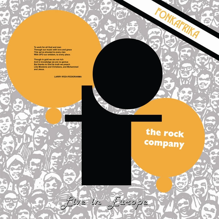OFO THE ROCK COMPANY / オフォ・ザ・ロック・カンパニー / LIVE IN EUROPE - FONK AFRIKA