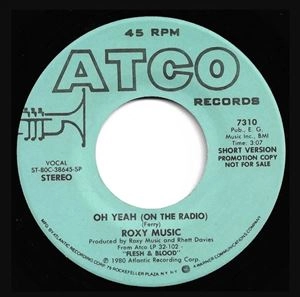 ROXY MUSIC / ロキシー・ミュージック / OH YEAH (ON THE RADIO)
