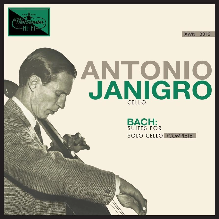 ANTONIO JANIGRO / アントニオ・ヤニグロ / BACH:6 SUITES FOR CELLO SOLO(3LP/LTD)