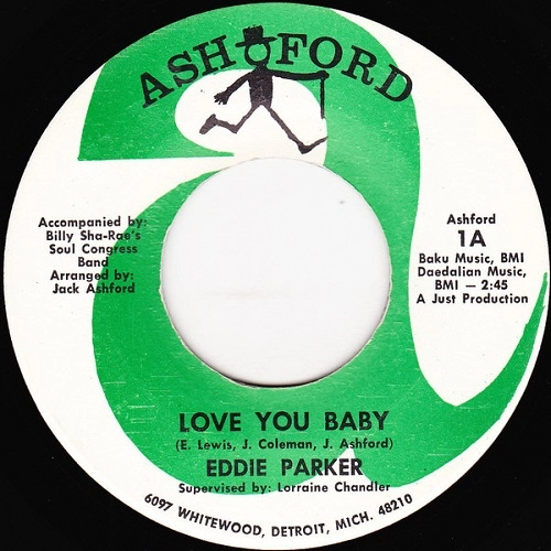 EDDIE PARKER / エディー・パーカー / I'M GONE / LOVE YOU BABY