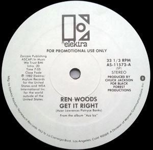 REN WOODS / レン・ウッズ / GET IT RIGHT