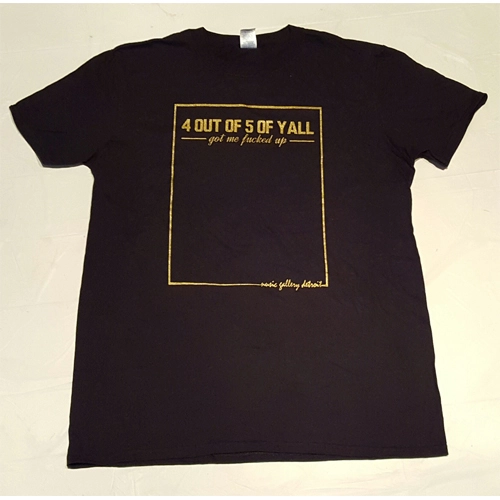 SOUND SIGNATURE SOUND / MUSIC GALLERY / 4 OUT OF 5 T-SHIRT WOMENS SIZE:S