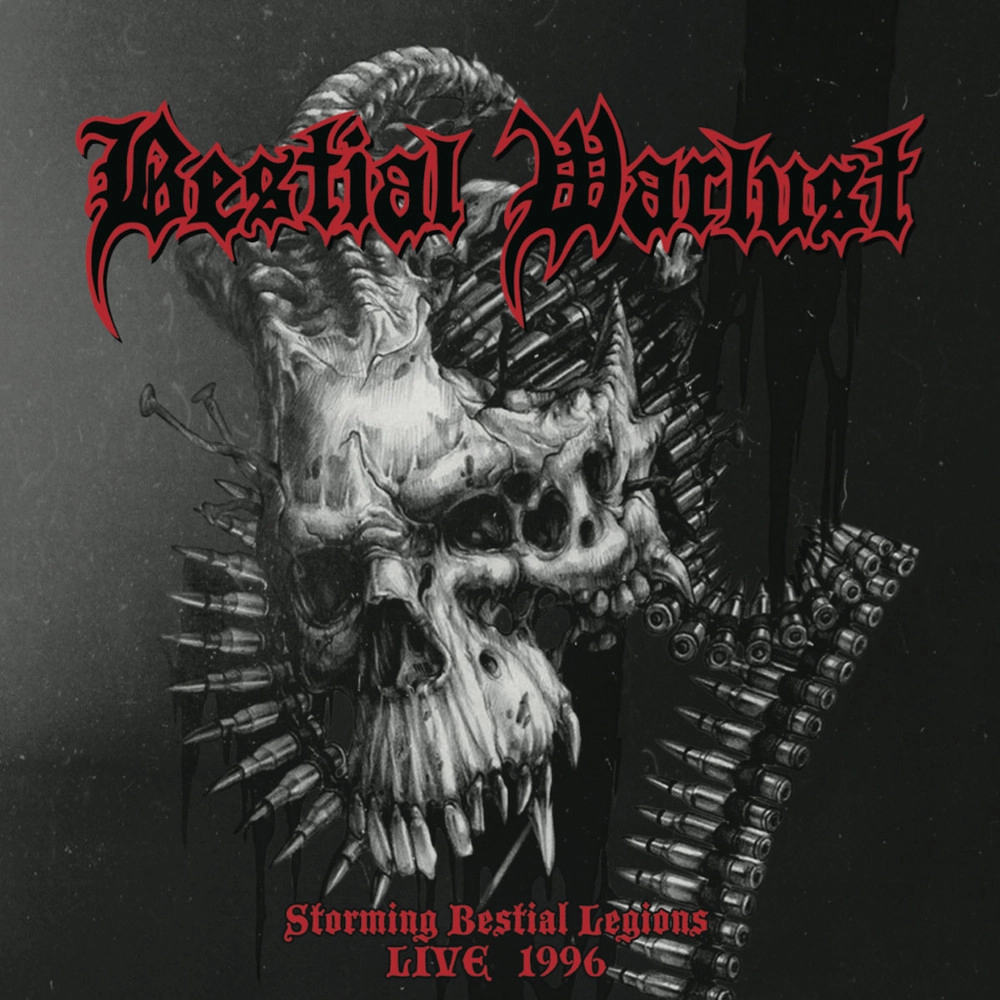 BESTIAL WARLUST / STORMING BESTIAL LEGIONS-LIVE '96<RED VINYL>
