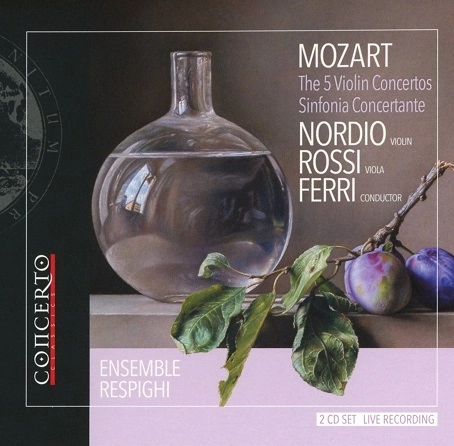 DOMENICO NORDIO / ドメニコ・ノルディオ / MOZART:VIOLIN CONCERTOS 1-5(2CD)