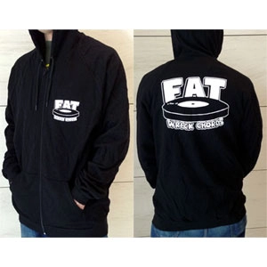 FAT WRECK CHORDS OFFICIAL GOODS / L/ZIP-UP HOODIE (BLACK)
