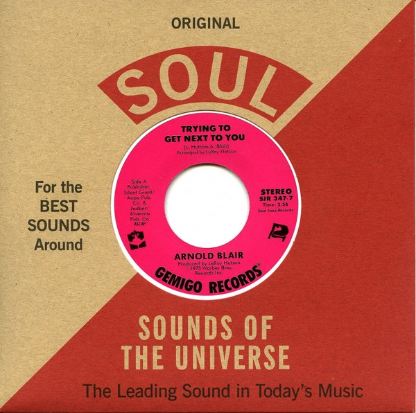 ARNOLD BLAIR  / アーノルド・ブレア / TRYING TO GET NEXT TO YOU / I WON THE BIG DEAL