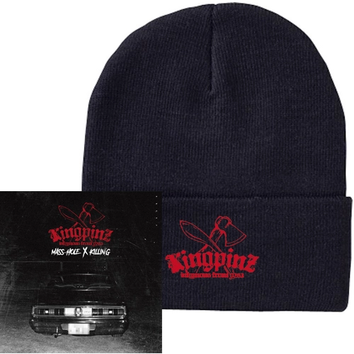 KINGPINZ (MASS-HOLE & KILLIN'G) / KINGPINZ ★ディスクユニオン限定ニットキャップ付セット ダブルワッチ-BLACK-