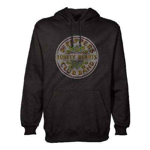 BEATLES / ビートルズ / THE BEATLES SGT PEPPER MENS PULLOVER BLACK HOODIE: LARGE