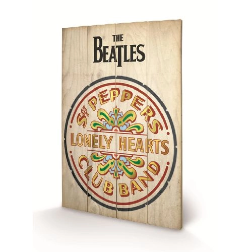 BEATLES / ビートルズ / BEATLES SGT PEPPER WOODEN POSTER (40CM X 59CM)