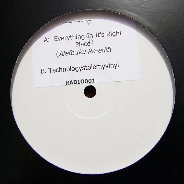 RADIOHEAD / MOODYMANN / EVERYTHING IN IT'S RIGHT/TECHNOLOGYSTOLEMY