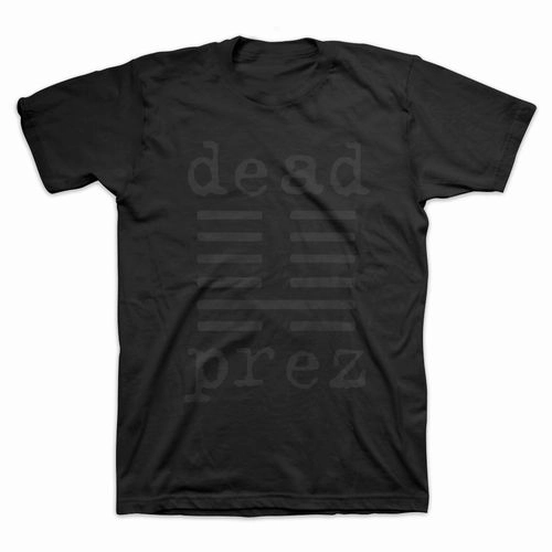 DEAD PREZ / BLACK LOGO T-SHIRT (L)