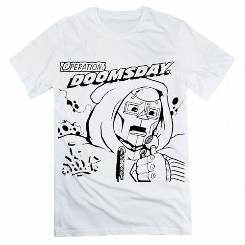 MF DOOM (DOOM , METAL FINGERS, KING GEEDORAH) / MFドゥーム / OPERATION DOOMSDAY T-SHIRT (L)