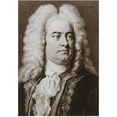 GEORGE FREDERIC HANDEL / ジョージ・フレデリック・ヘンデル / POSTCARD-HANDEL