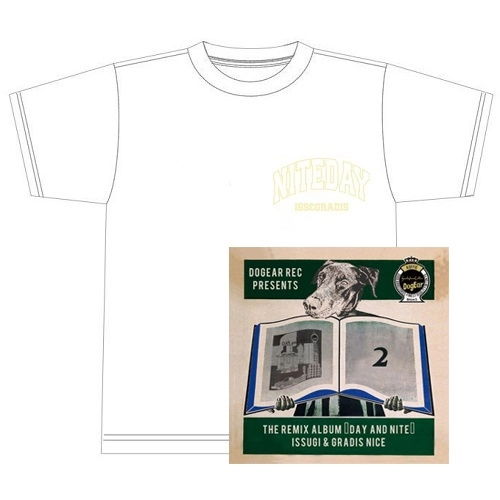ISSUGI & GRADIS NICE / THE REMIX ALBUM "DAY and NITE" ★ディスクユニオン限定T-SHIRTS付セット"ホワイト"XLサイズ