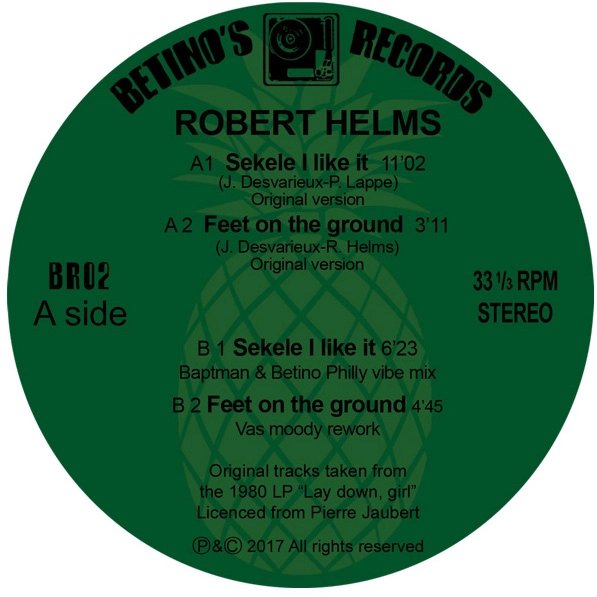 ROBERT HELMS / SEKELE I LIKE IT / FEET ON THE GROUND