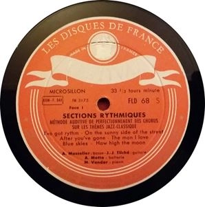 MAURICE VANDER / モーリス・ヴァンデール / SECTIONS RYTHMIQUES