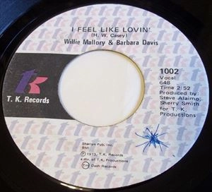 WILLIE MALLORY & BARBARA DAVIS / I CAN LOVE