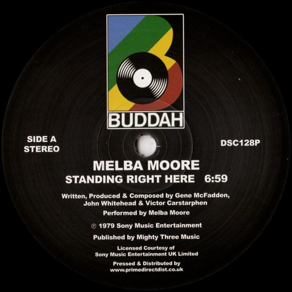 MELBA MOORE / メルバ・ムーア / STANDING RIGHT HERE / MAKE ME BELIEVE IN YOU