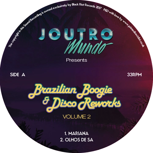 JOUTRO MUNDO / BRAZILIAN BOOGIE & DISCO VOLUME 2 12INCH SAMPLER