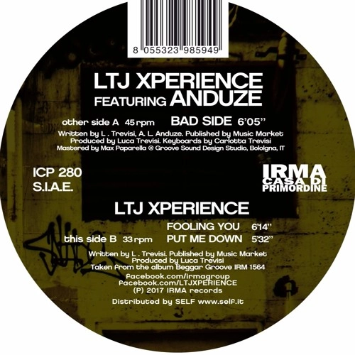 LTJ X-PERIENCE / LTJエクスペリエンス / BAD SIDE/FOOLING YOU PUT ME DOWN