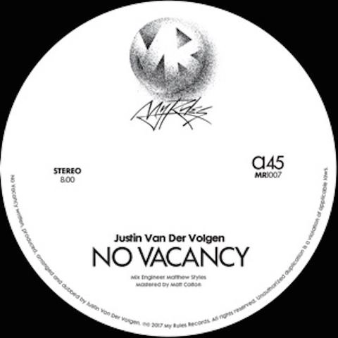 JUSTIN VAN DER VOLGEN / ジャスティン・ヴァンダーヴォルゲン / NO VACANCY