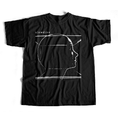 SLOWDIVE / スロウダイヴ / ALBUM TEE (BLACK) (M)