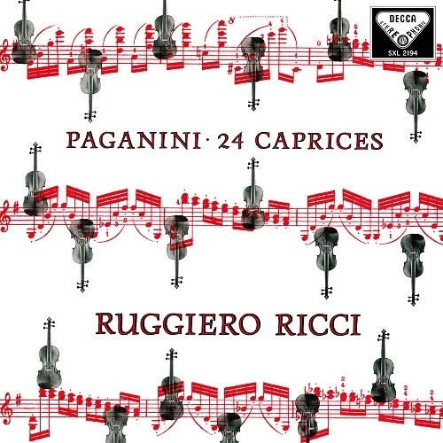 RUGGIERO RICCI / ルッジェーロ・リッチ  / PAGANINI:24 CAPRICES(2LP/LTD)