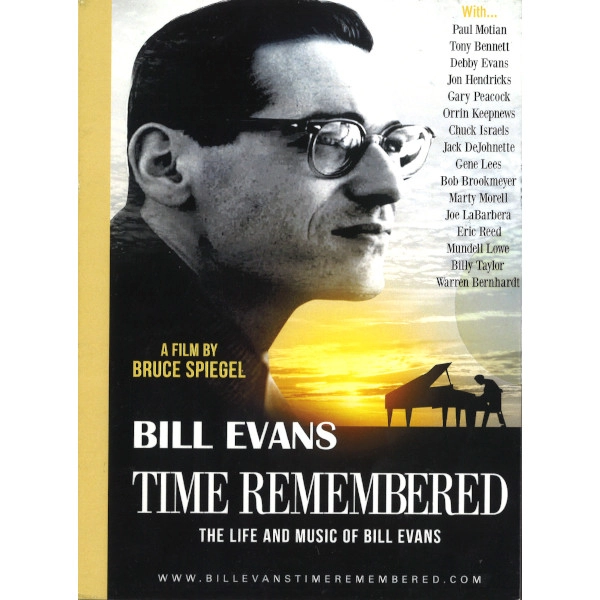 BRUCE SPIEGEL / BILL EVANS TIME REMEMBERED DVD - LIFE AND MUSIC OF BILL EVANS