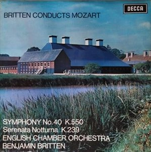 BENJAMIN BRITTEN / ベンジャミン・ブリテン / MOZART: SYMPHONY NO.40 K.550 / SERENATA NOTTURNA K.239