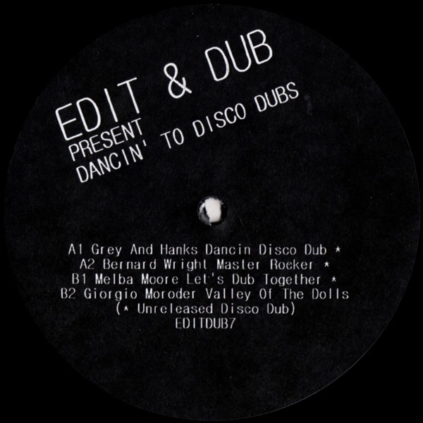 EDIT & DUB / DANCIN TO DISCO DUBS