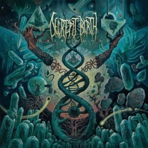 DECREPIT BIRTH / AXIS MUNDI<YELLOW/BLUE SPLATTER VINYL>