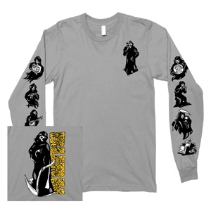 BURN / バーン / REAPER POCKET LONGSLEEVE (GREY / L-SIZE)