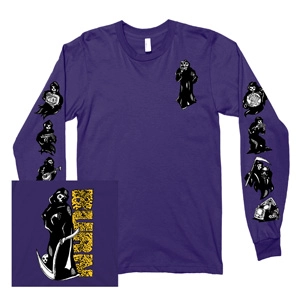BURN / バーン / REAPER POCKET LONGSLEEVE (PURPLE / M-SIZE)