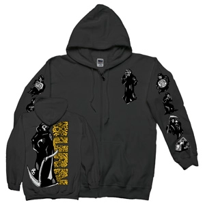 BURN / バーン / REAPER POCKET ZIP-UP (BLACK / L-SIZE)